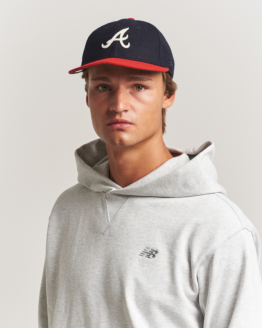 Homme | Bobs Et Casquettes | New Era | Retro Crown 9Fifty Melton Wool Cap Atlanta Braves