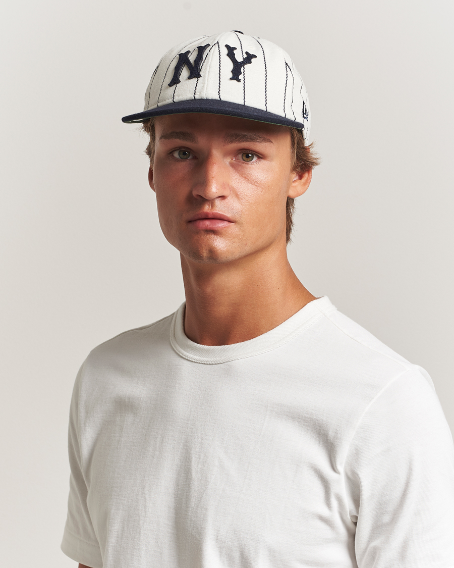 Homme | Bobs Et Casquettes | New Era | Retro Crown 9Fifty Melton Wool Cap New York Yankees Stripe