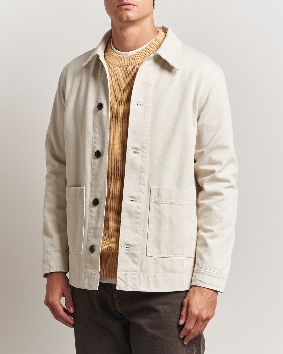 Homme | Manteaux Et Vestes | NN07 | Ollie Denim Shirt Jacket Ivory