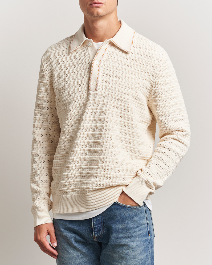 Homme | Pulls Et Tricots | NN07 | Josh Knitted Polo Ivory