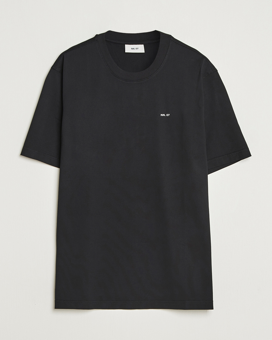 Homme | T-shirts | NN07 | Abel Logo Crew Neck T-Shirt Black