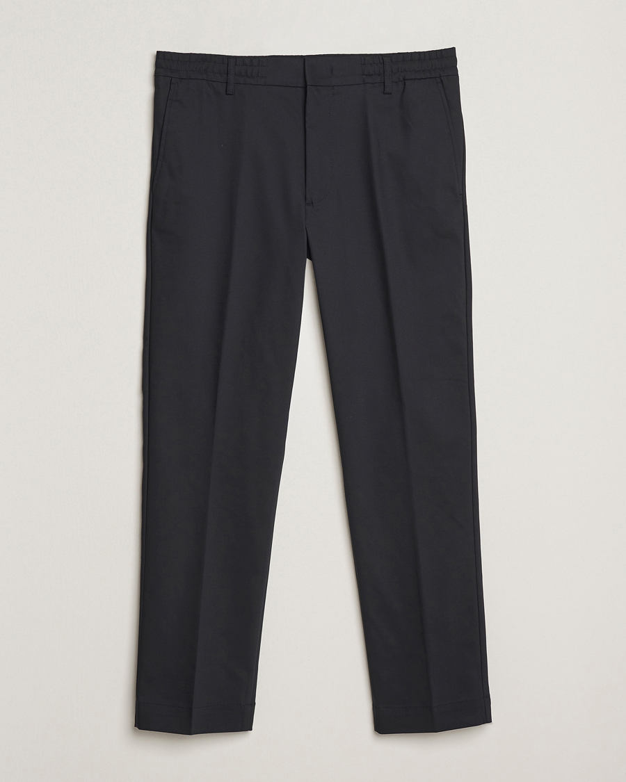 Homme | Pantalons | NN07 | Baker Cotton Drawstring Trousers Navy