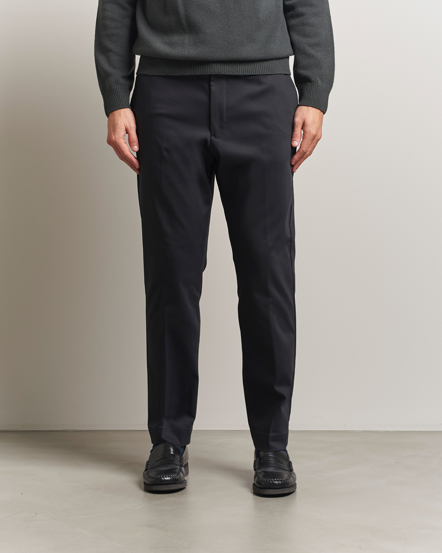 Homme | Pantalons | NN07 | Baker Cotton Drawstring Trousers Navy