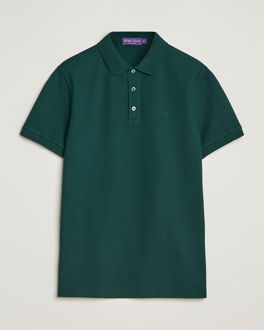 Homme | Polos | Ralph Lauren Purple Label | Short Sleeve Polo Moss Agate
