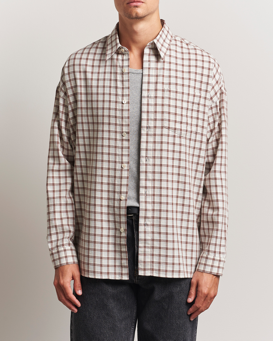 Homme | Chemises | Sunflower | Stable Shirt Brown Check