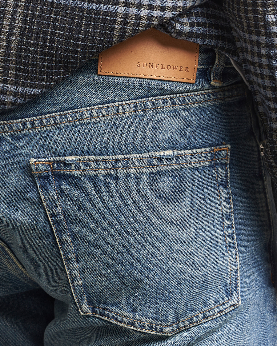 Heren | Jeans | Sunflower | Standard Jeans Dark Blue Vintage