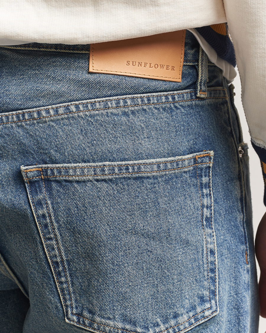 Homme | Jeans | Sunflower | Loose Jeans Dark Blue Vintage