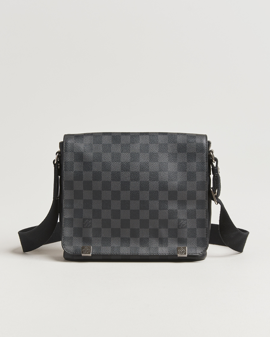 Homme | Pre-Owned & Vintage Bags | Louis Vuitton Pre-Owned | District PM Messenger Bag Damier Graphite