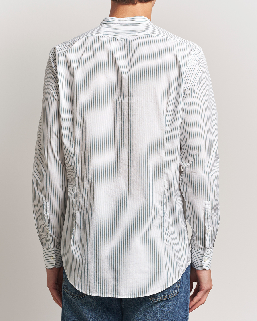 Heren | Overhemden | Massimo Alba | Noto Guru Collar Shirt White/Green