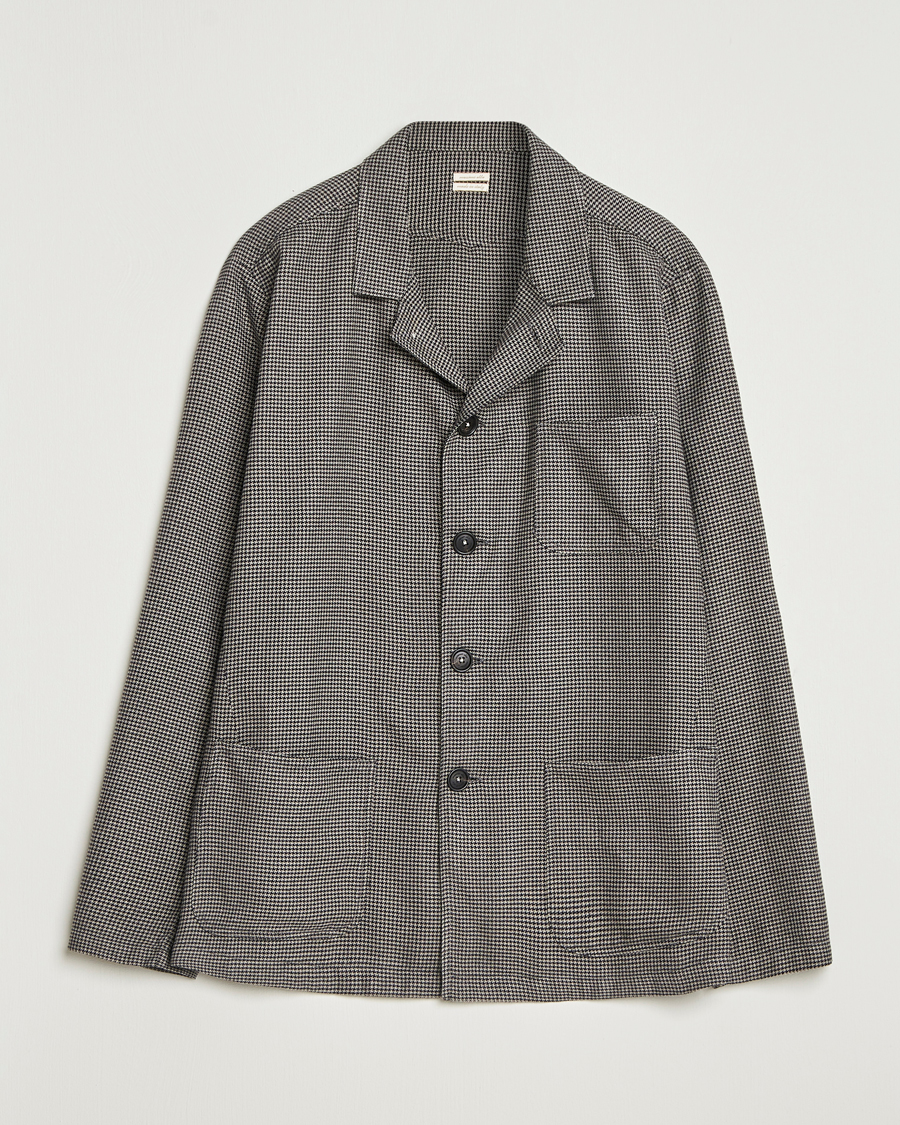 Homme | Manteaux Et Vestes | Massimo Alba | Florida Peach Cotton Shirt Jacket Smoke