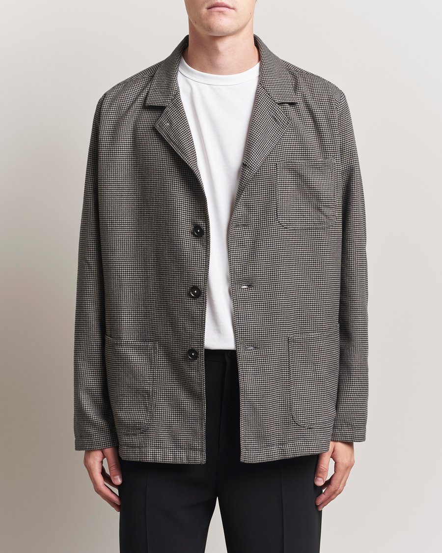 Homme | Manteaux Et Vestes | Massimo Alba | Florida Peach Cotton Shirt Jacket Smoke
