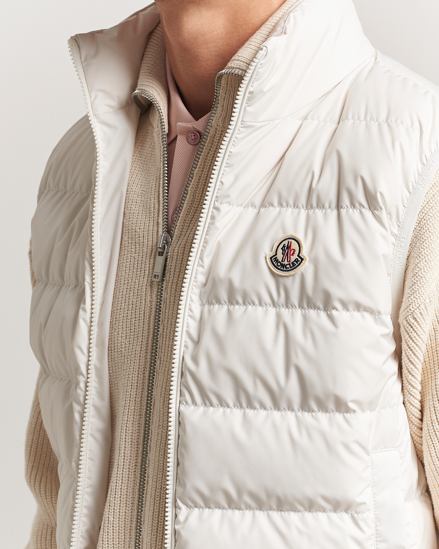 Heren | Gilets | Moncler | Contrin Down Vest Off White