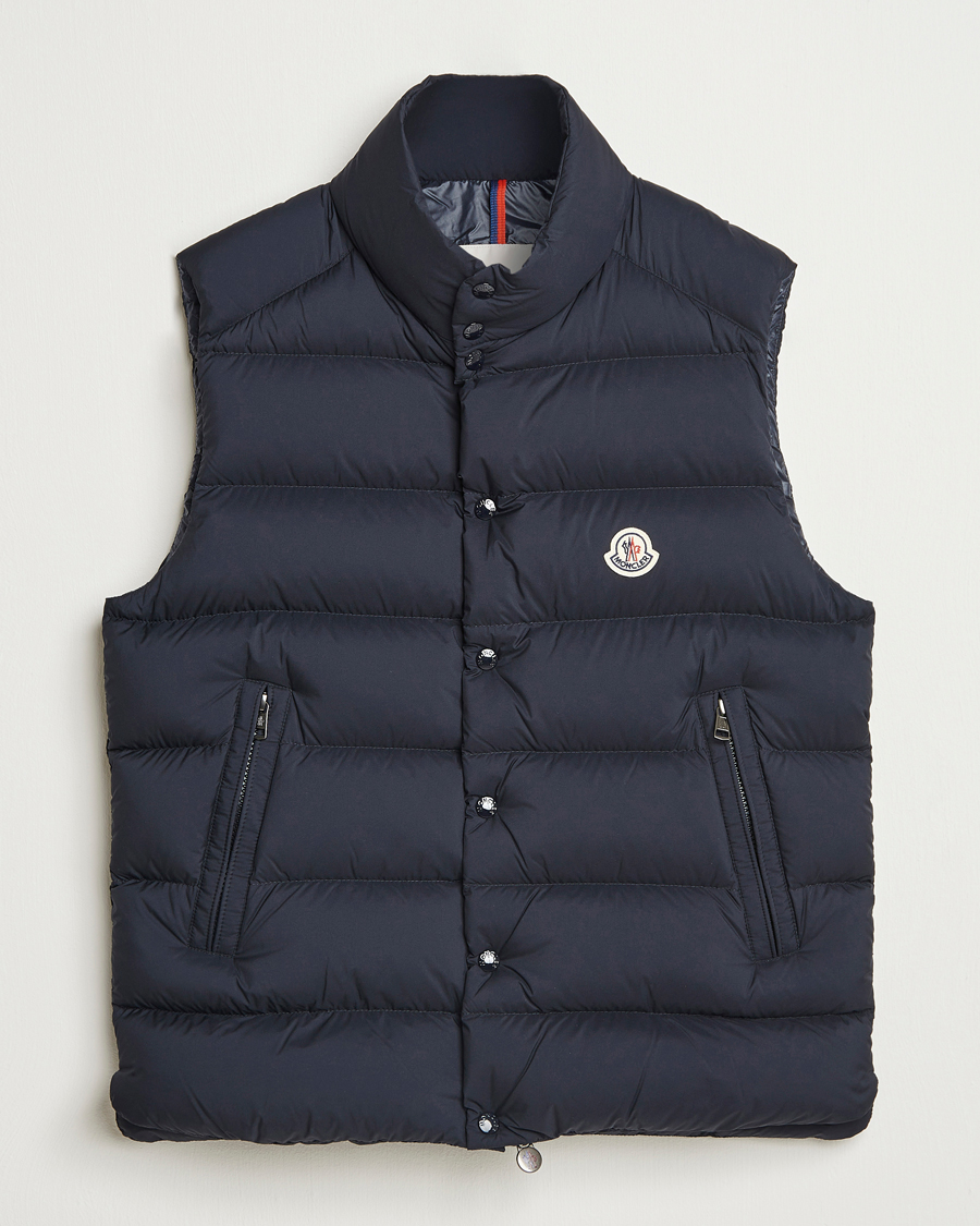 Homme | Gilets | Moncler | Tibb Matte Down Vest Navy