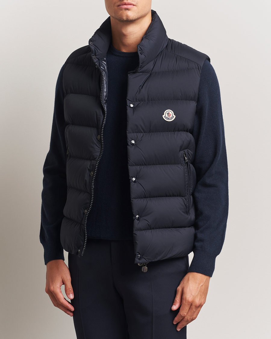 Heren | Jassen | Moncler | Tibb Matte Down Vest Navy
