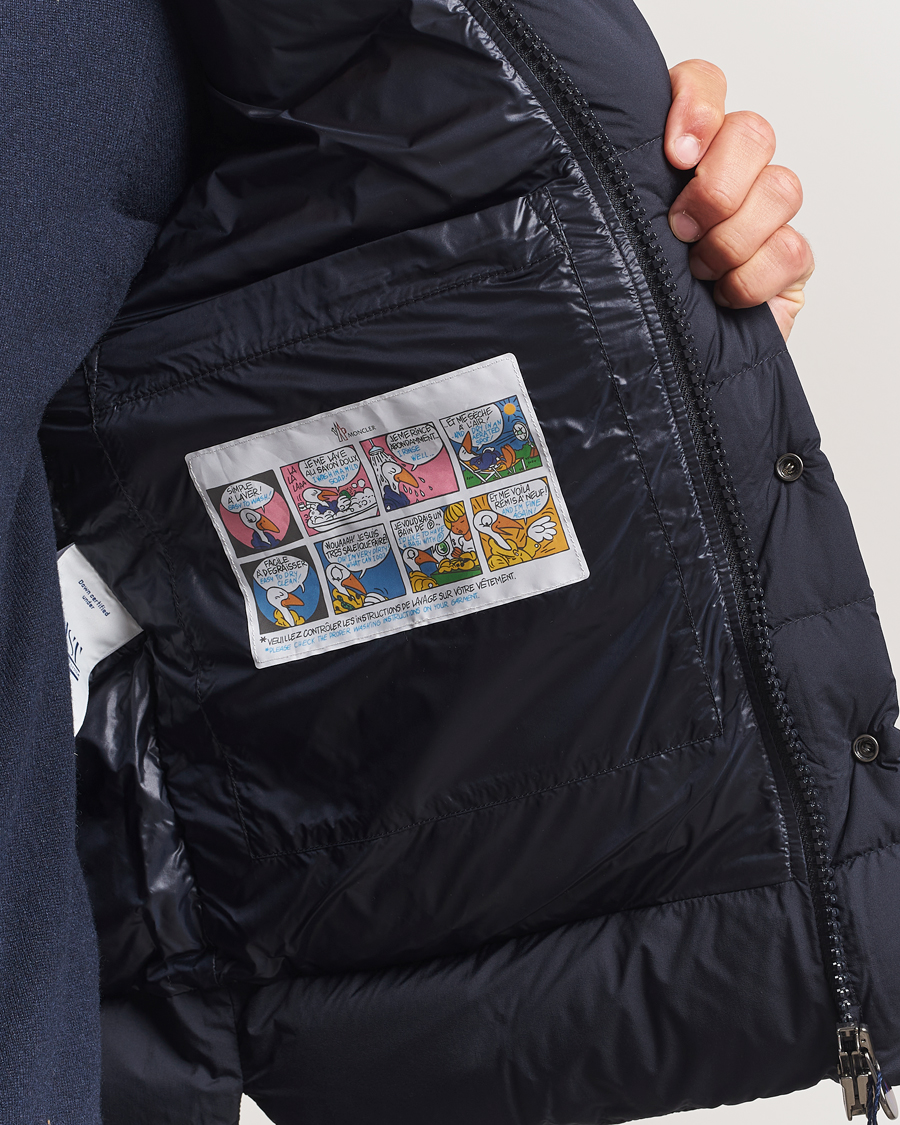 Homme | Gilets | Moncler | Tibb Matte Down Vest Navy