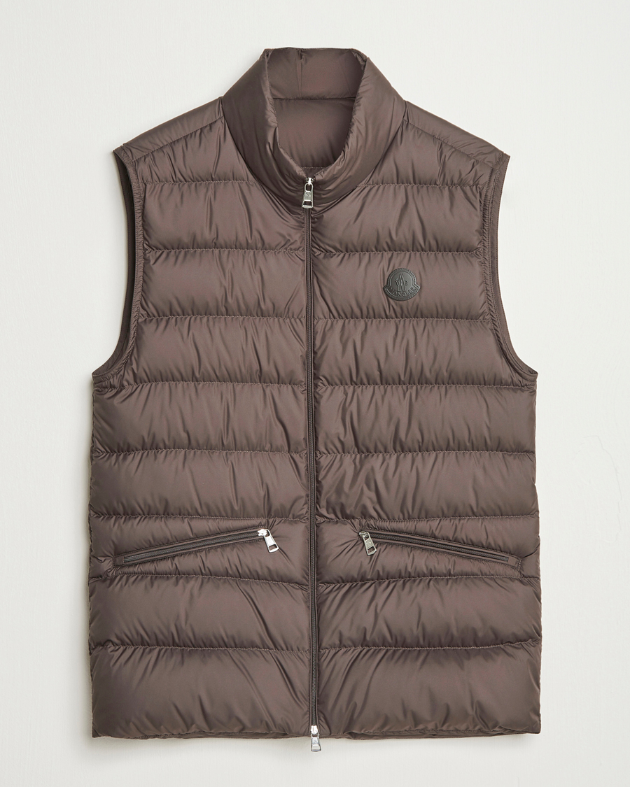 Homme | Manteaux Et Vestes | Moncler | Treompan Down Vest Brown