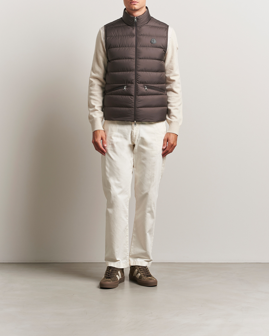 Homme | Manteaux Et Vestes | Moncler | Treompan Down Vest Brown