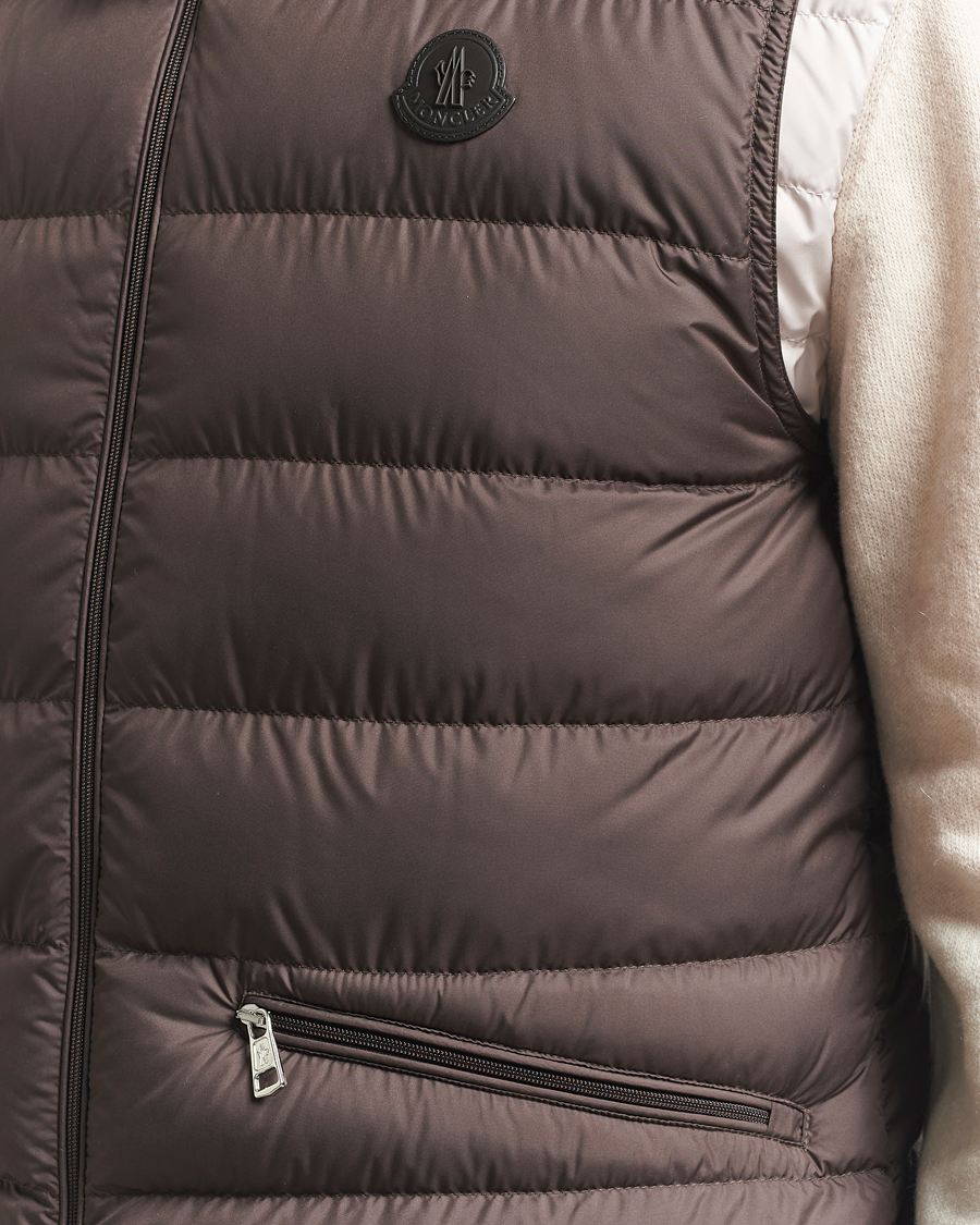 Homme | Manteaux Et Vestes | Moncler | Treompan Down Vest Brown