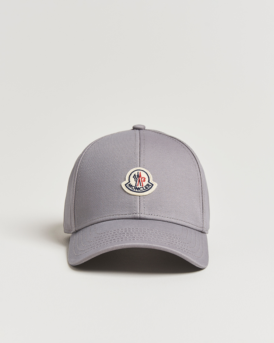 Homme | Bobs Et Casquettes | Moncler | Logo Baseball Cap Grey