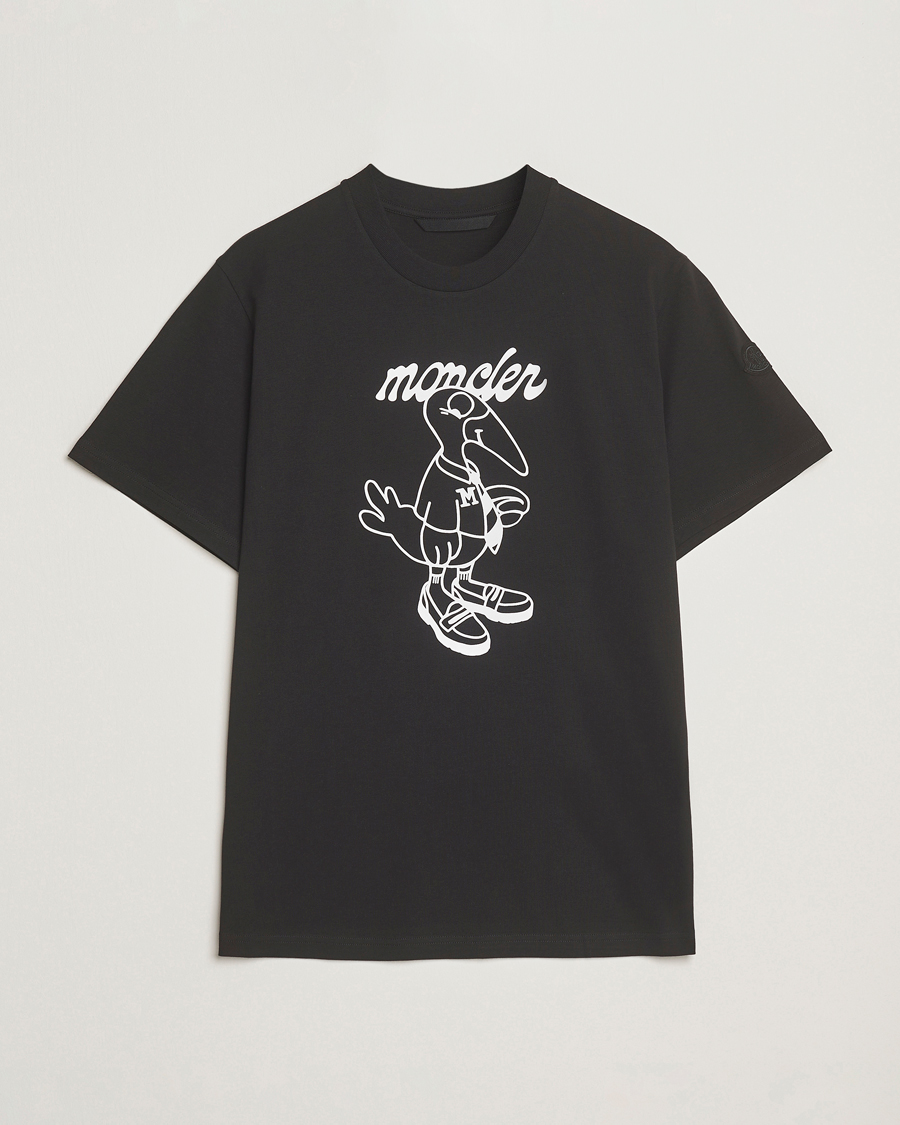 Homme | T-shirts | Moncler | Printed T-Shirt Black