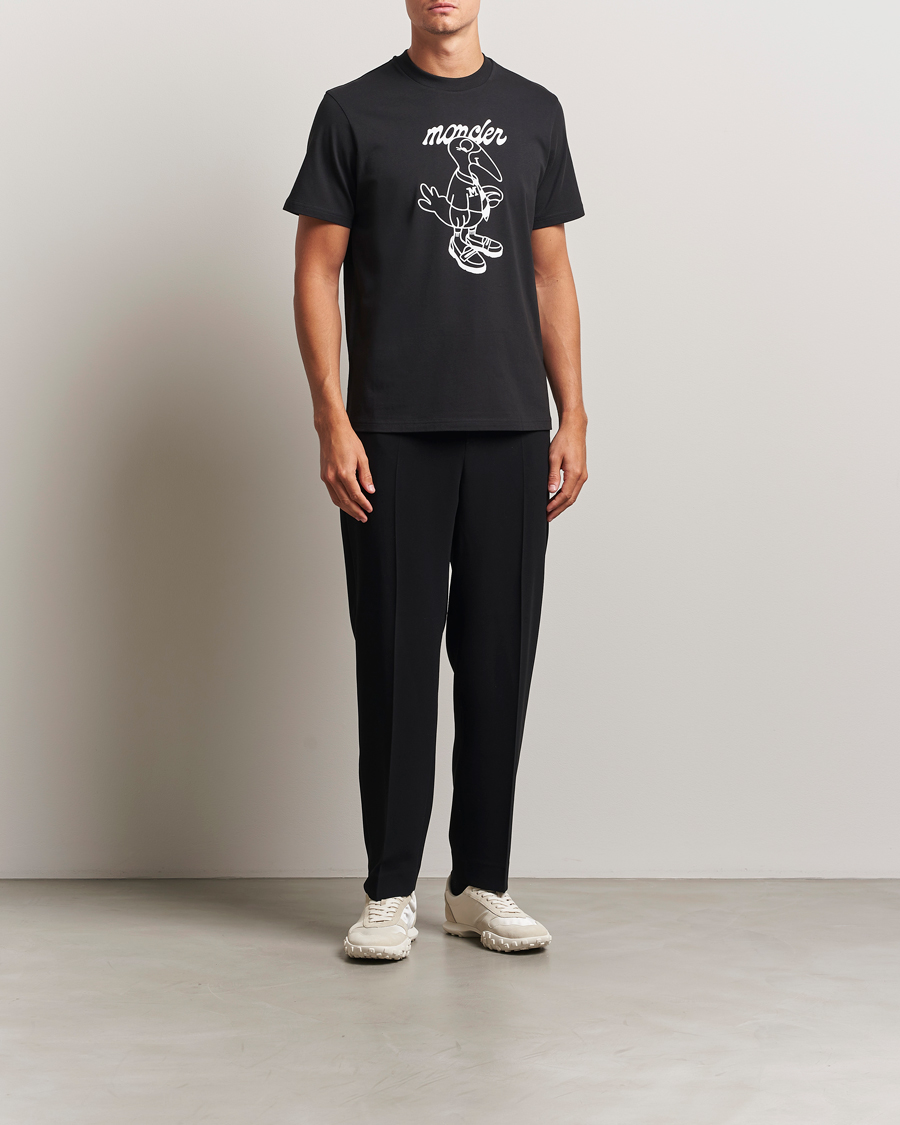 Homme | T-shirts | Moncler | Printed T-Shirt Black