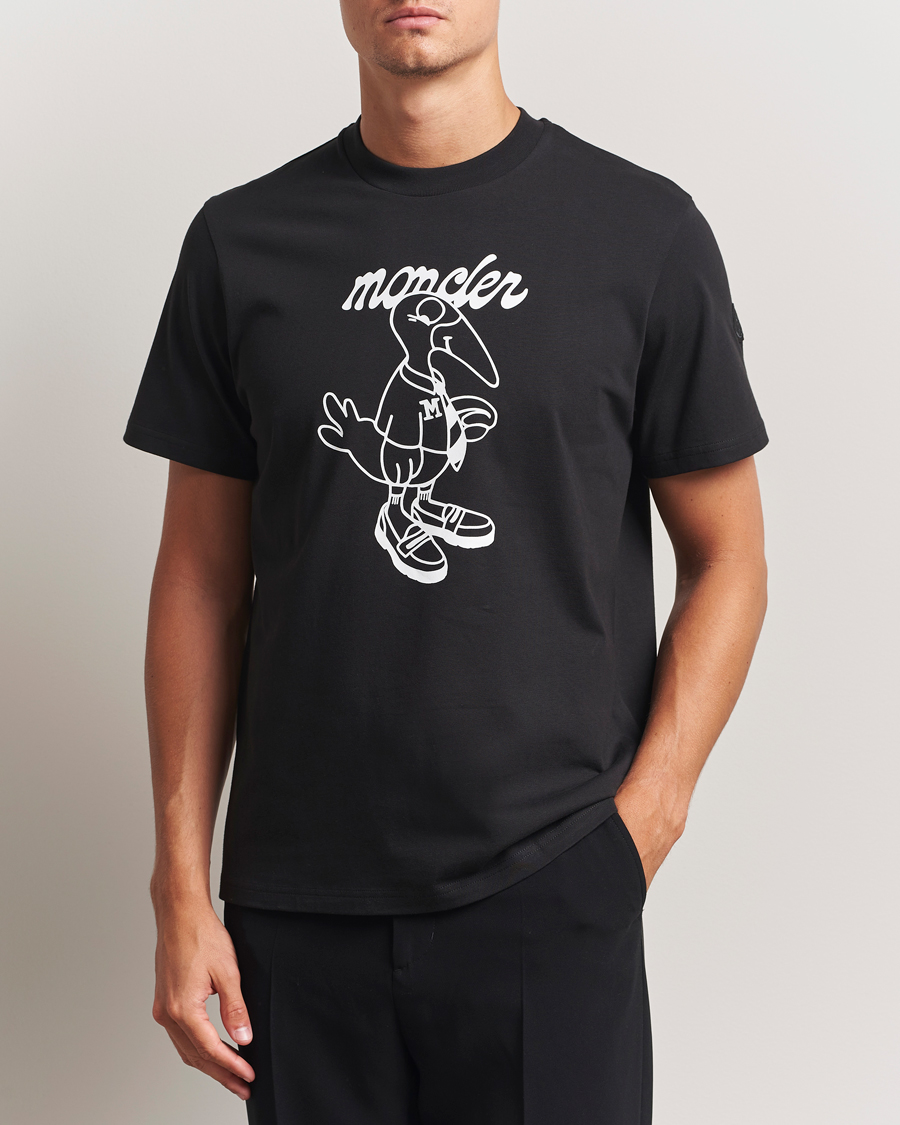 Homme | T-shirts | Moncler | Printed T-Shirt Black
