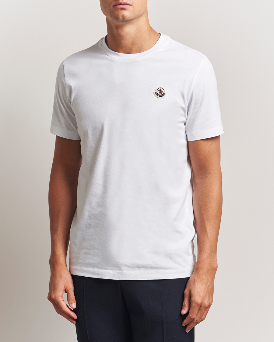 Heren | T-shirts | Moncler | 3-Pack Logo T-Shirt White