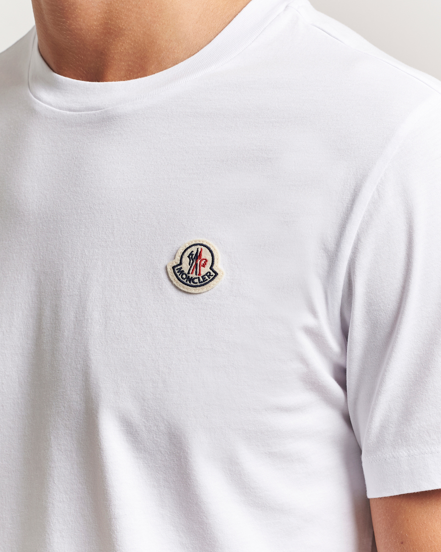 Heren | T-shirts | Moncler | 3-Pack Logo T-Shirt White