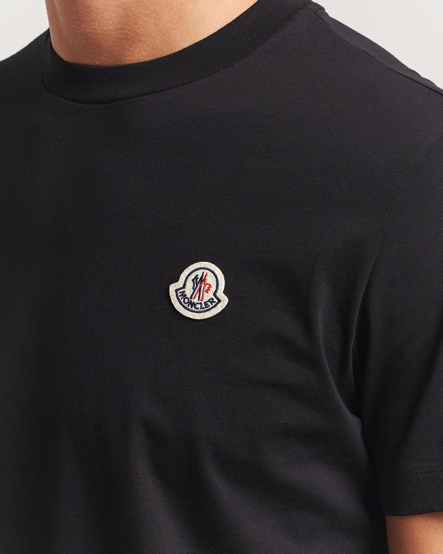 Heren | T-shirts | Moncler | 3-Pack Logo T-Shirt Black