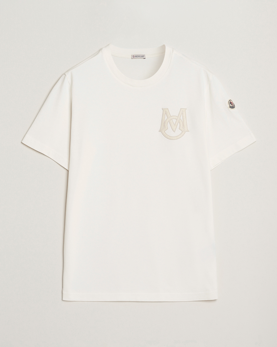 Homme | T-shirts | Moncler | Embossed Logo T-Shirt Off White