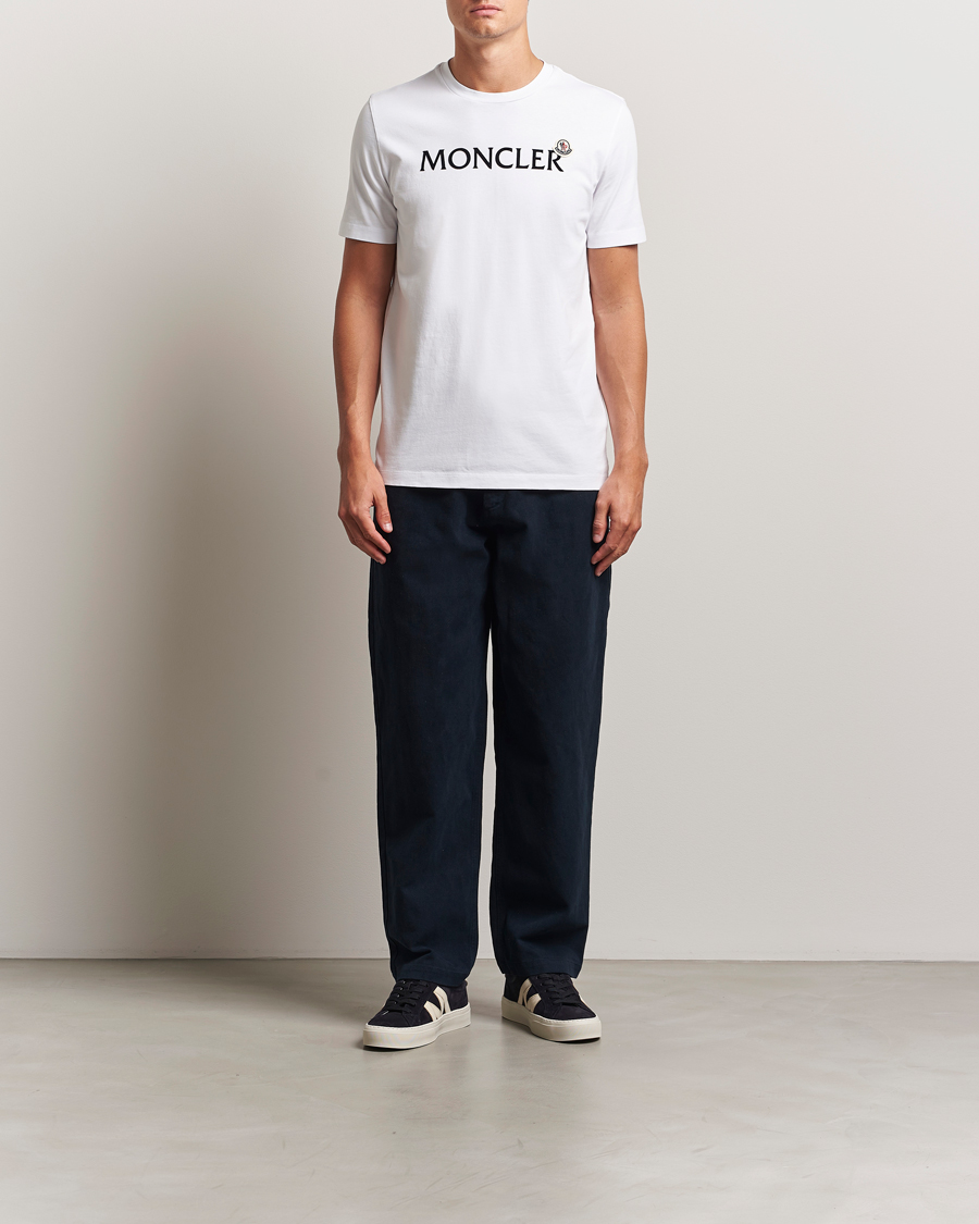 Heren | T-shirts | Moncler | Lettering Logo T-Shirt White
