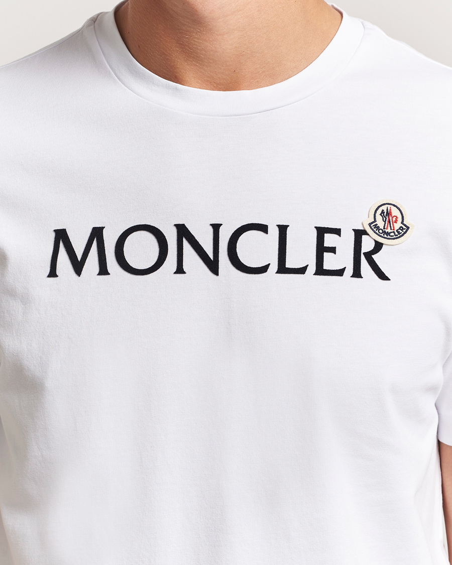 Heren | T-shirts | Moncler | Lettering Logo T-Shirt White