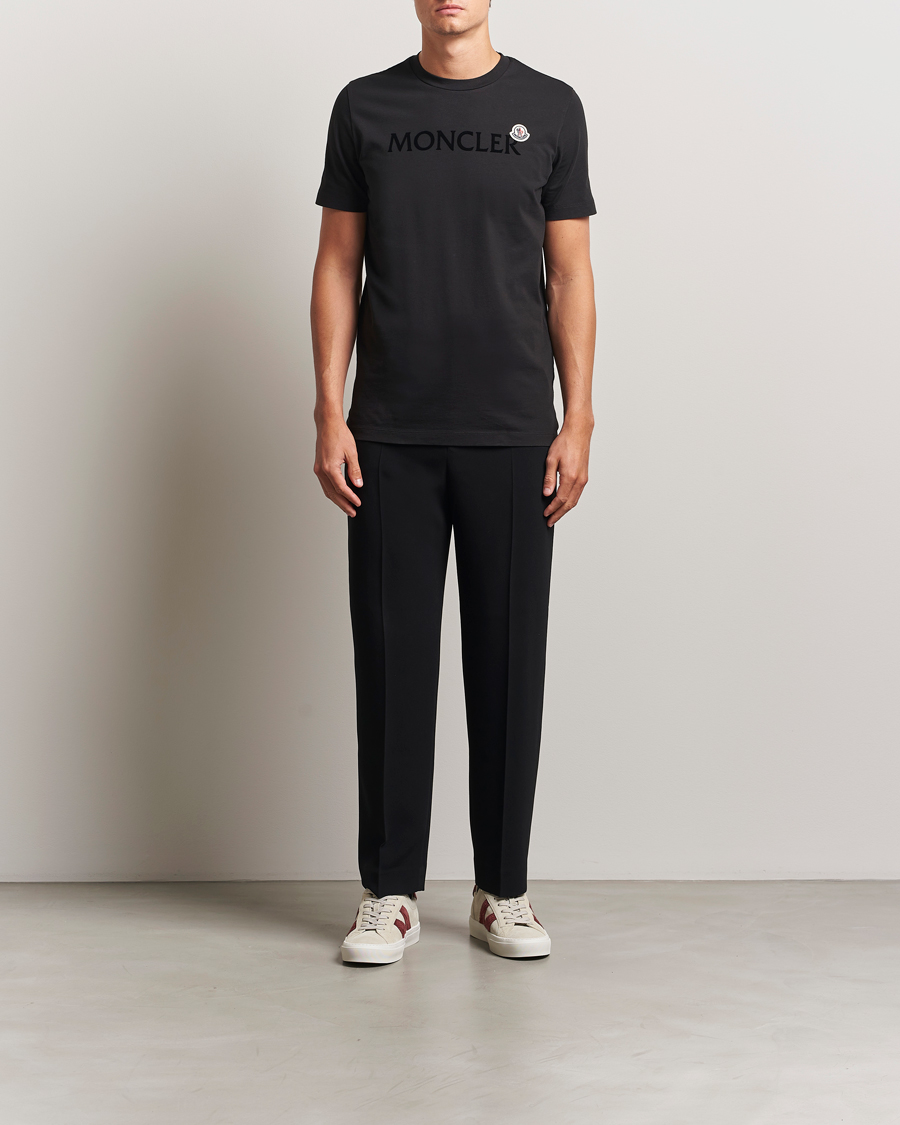 Heren | T-shirts | Moncler | Lettering Logo T-Shirt Black
