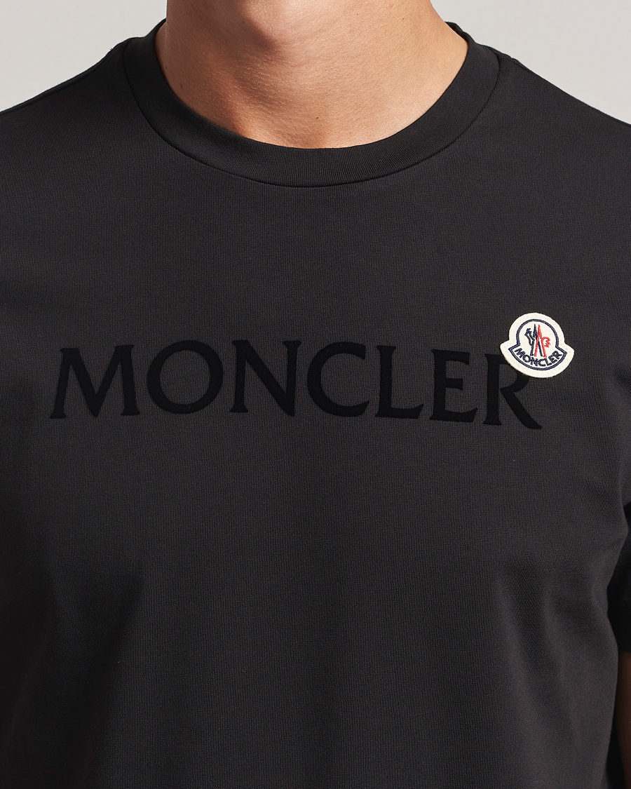 Heren | T-shirts | Moncler | Lettering Logo T-Shirt Black