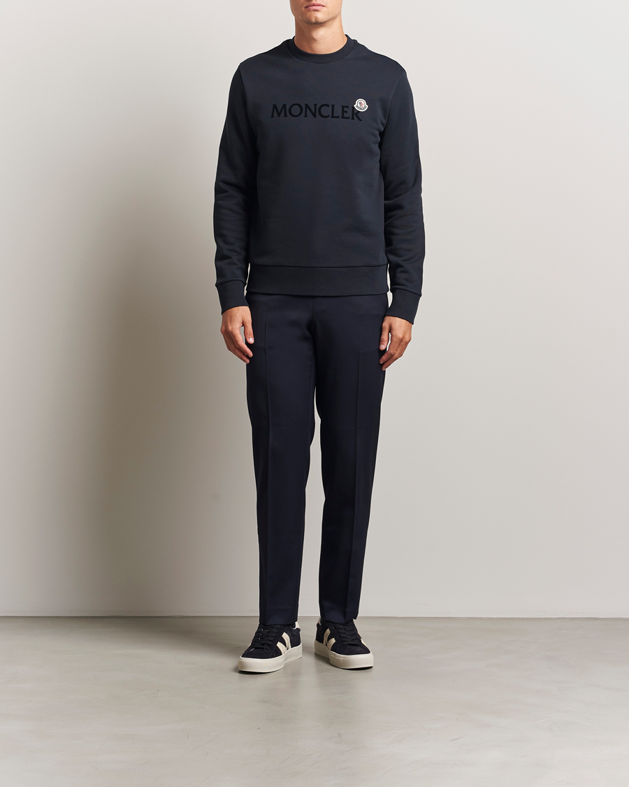 Heren | Truien | Moncler | Lettering Logo Sweatshirt Navy