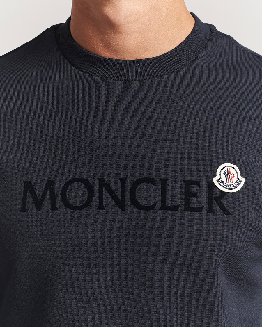 Heren | Truien | Moncler | Lettering Logo Sweatshirt Navy