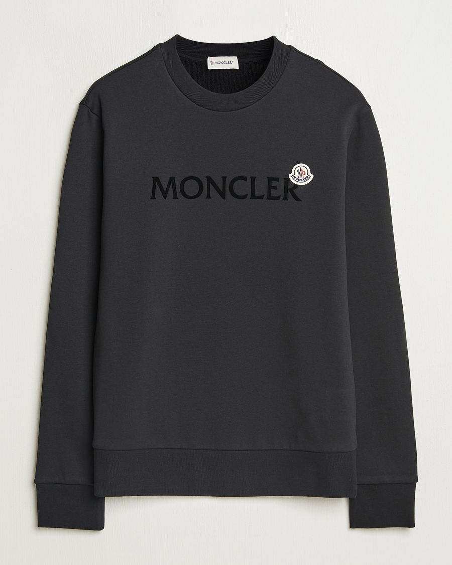 Heren | Truien | Moncler | Lettering Logo Sweatshirt Black