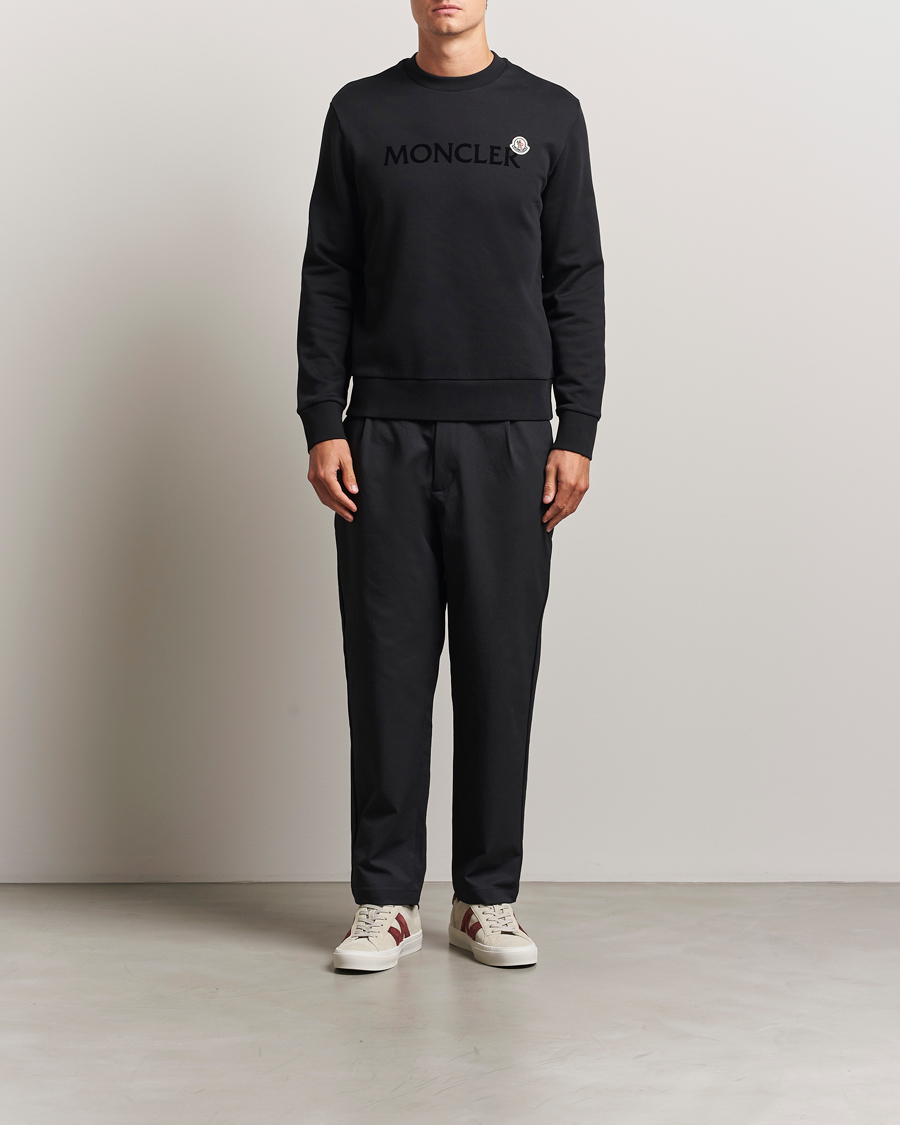 Heren | Truien | Moncler | Lettering Logo Sweatshirt Black