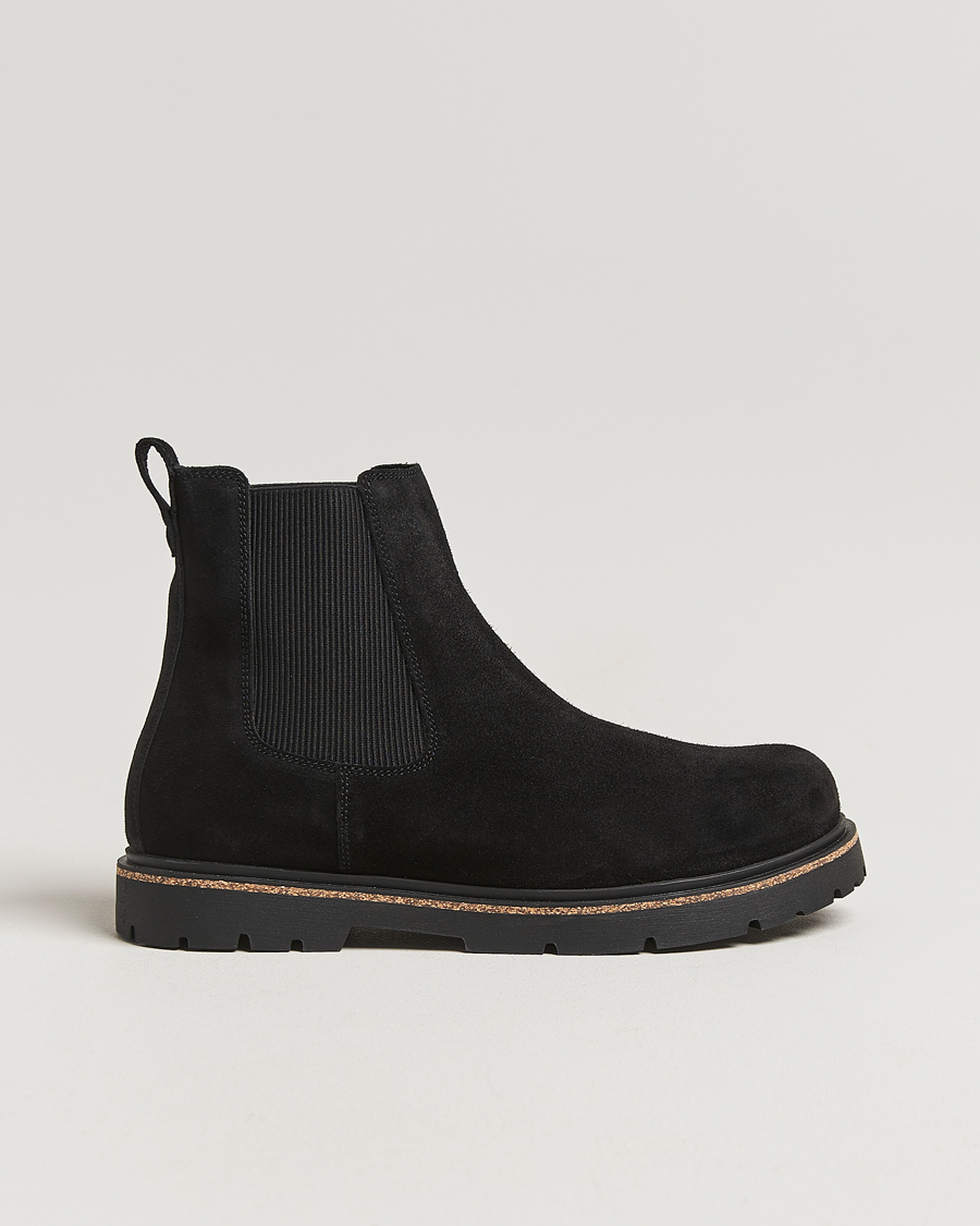 Heren | Laarzen | BIRKENSTOCK | Highwood Suede Chelsea Boot Black