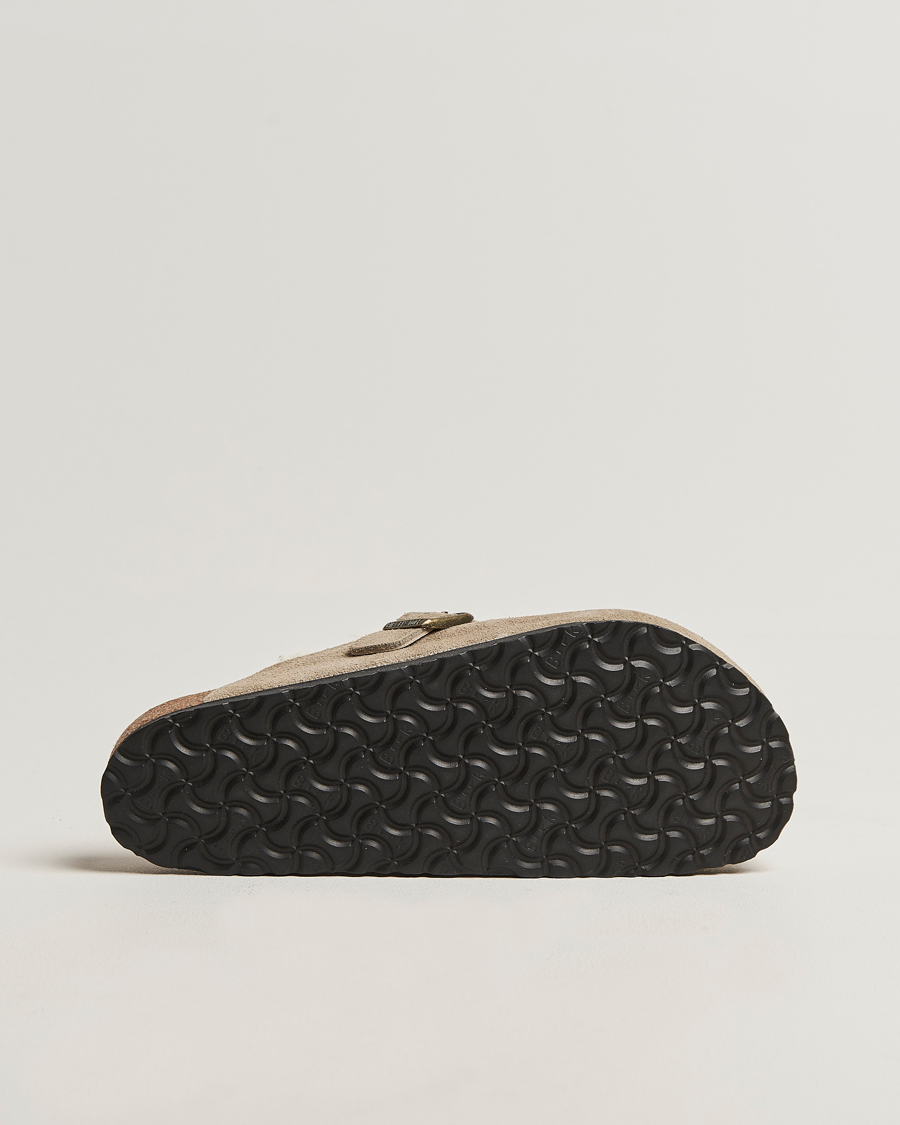Homme | Sandales Et Mules | BIRKENSTOCK | Boston Shearling Taupe Suede