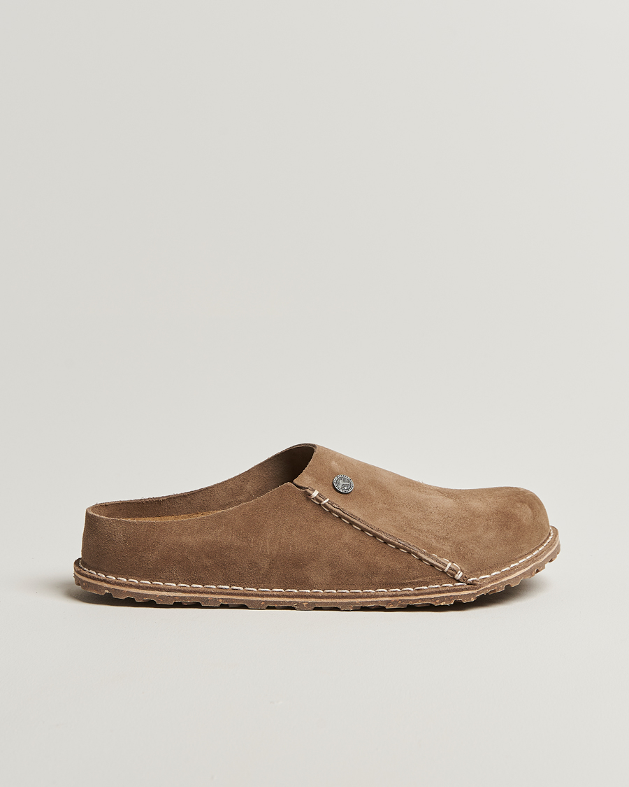Homme | Sandales Et Mules | BIRKENSTOCK | Zermatt Premium Gray Taupe Suede