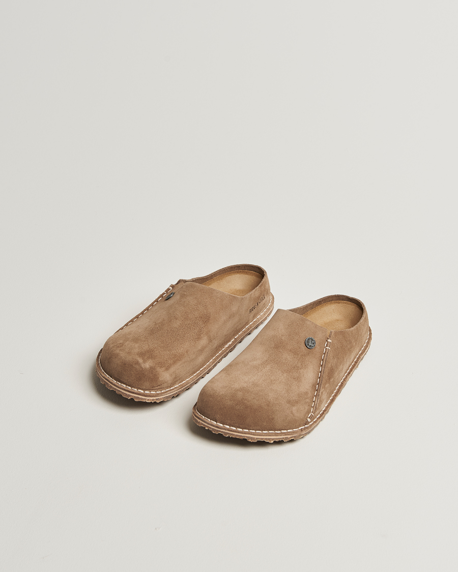 Homme | Sandales Et Mules | BIRKENSTOCK | Zermatt Premium Gray Taupe Suede