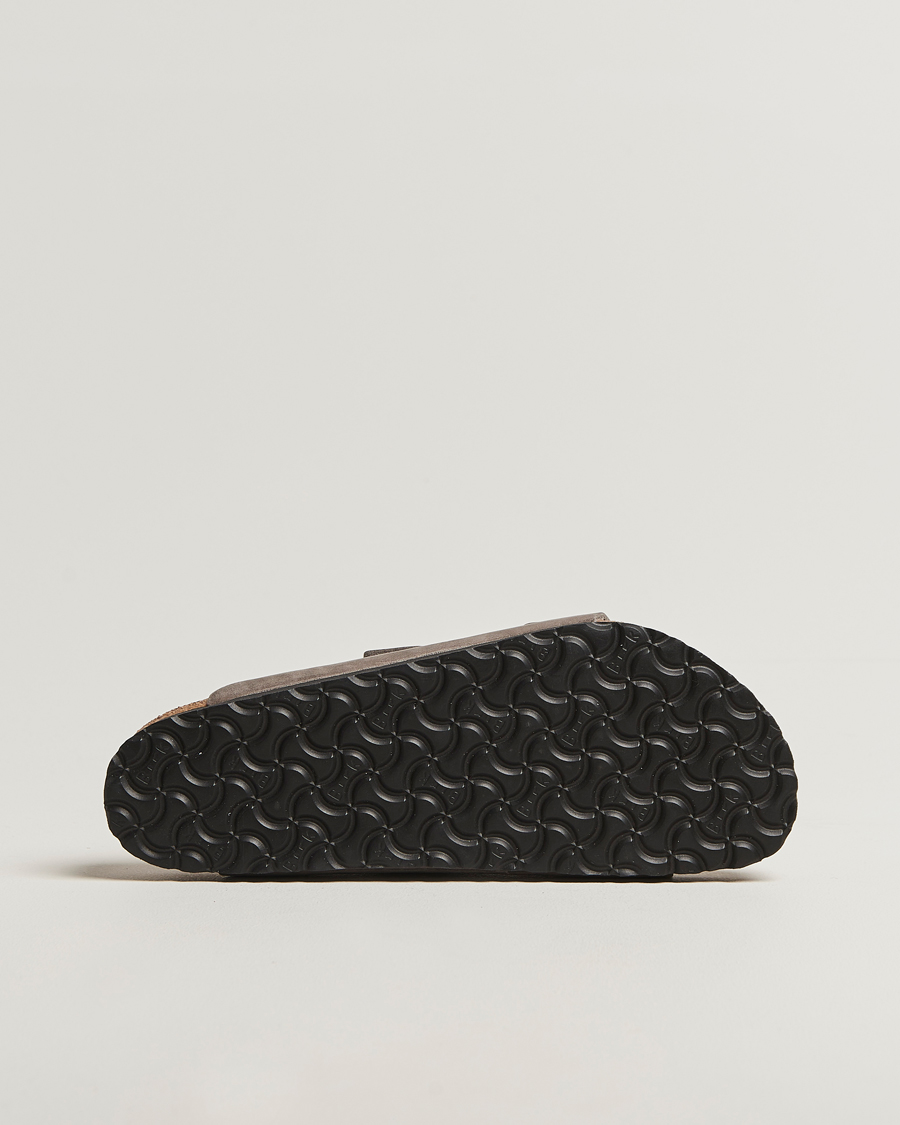 Homme | Sandales Et Mules | BIRKENSTOCK | Arizona Soft Footbed Iron Oiled Leather