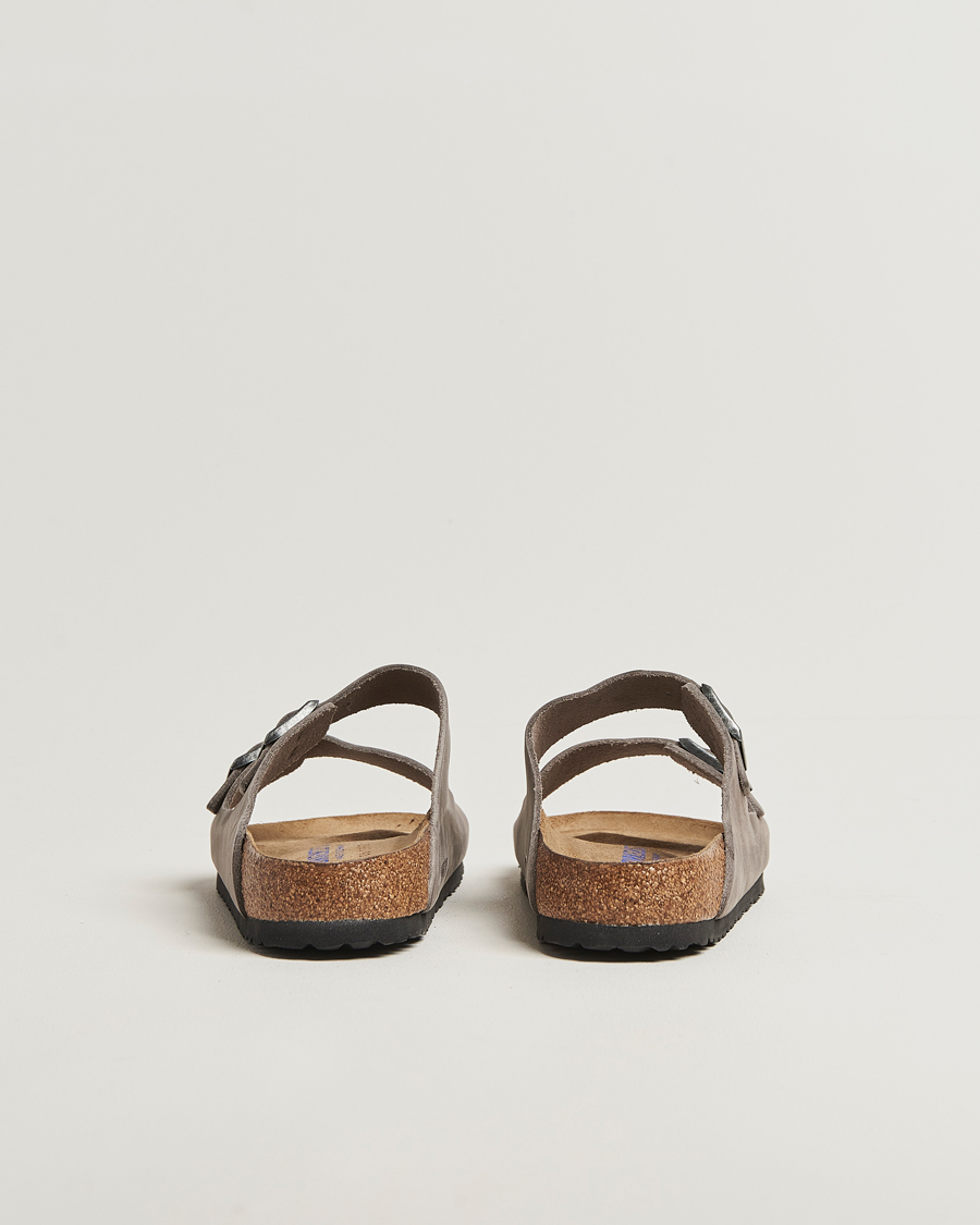 Heren | Sandalen slides | BIRKENSTOCK | Arizona Soft Footbed Iron Oiled Leather