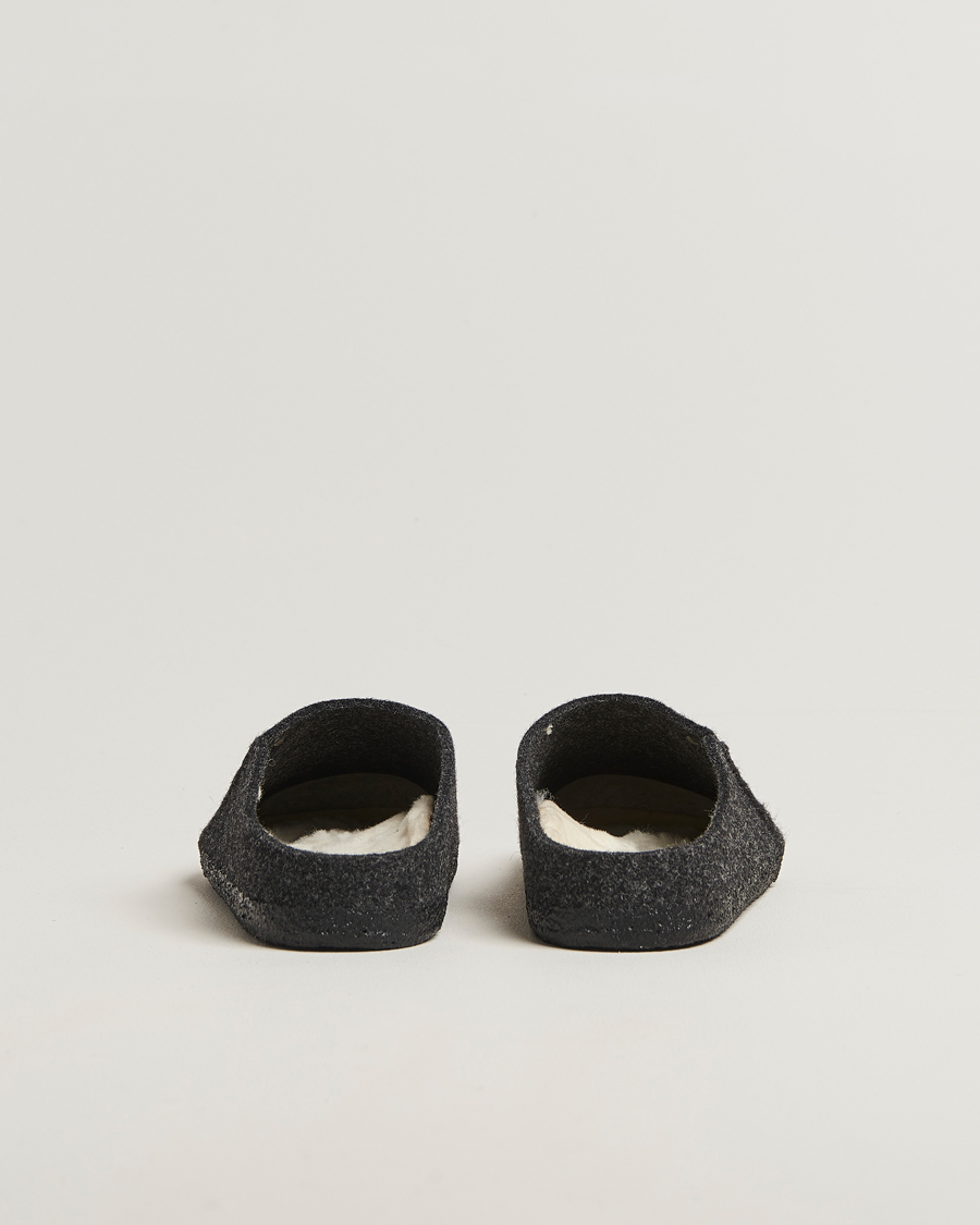 Heren | Sandalen slides | BIRKENSTOCK | Zermatt Shearling Wool Felt Anthracite