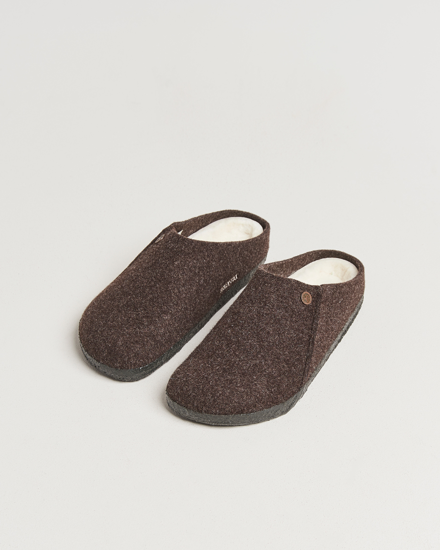 Homme | Sandales Et Mules | BIRKENSTOCK | Zermatt Shearling Wool Felt Mocca