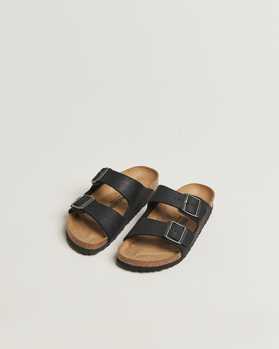 Homme | Sandales Et Mules | BIRKENSTOCK | Woman Arizona Classic Footbed Black Oiled Leather