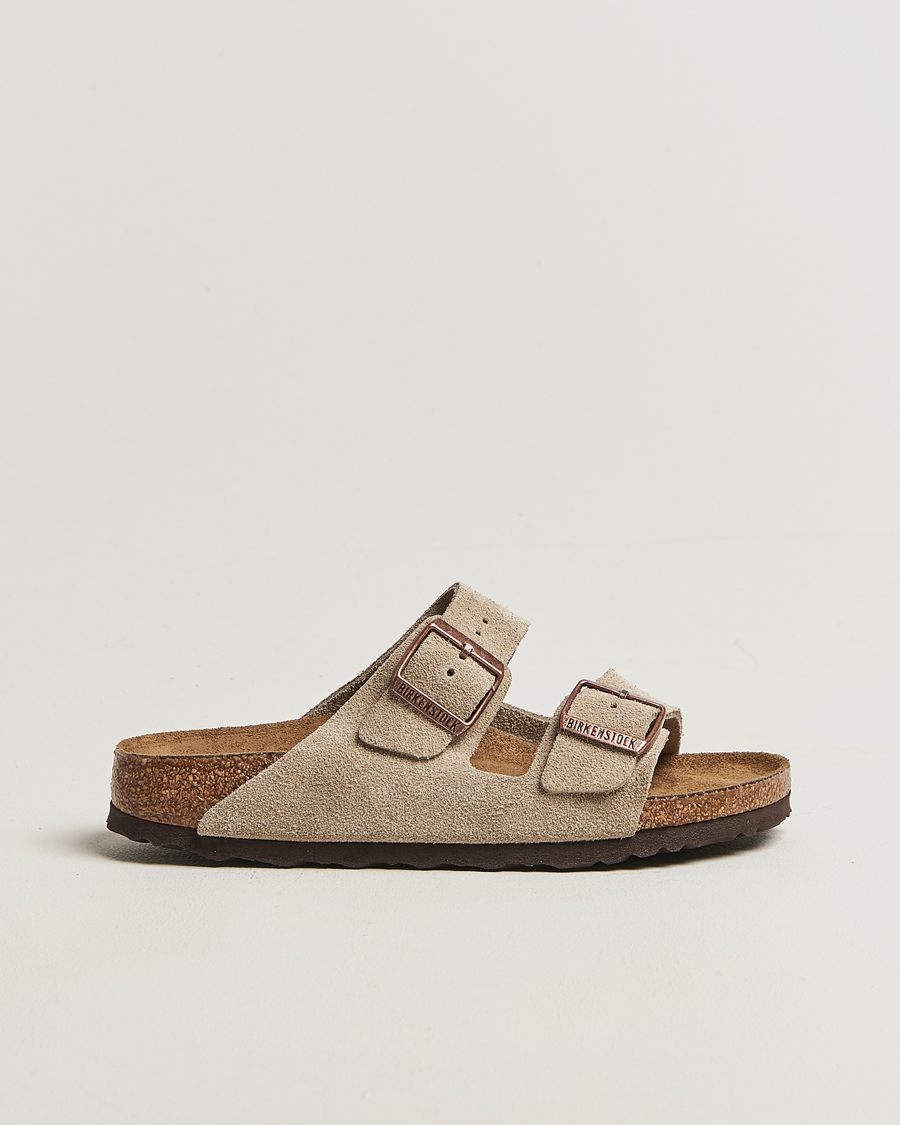 Homme | Sandales Et Mules | BIRKENSTOCK | Woman Arizona Soft Footbed Taupe Suede