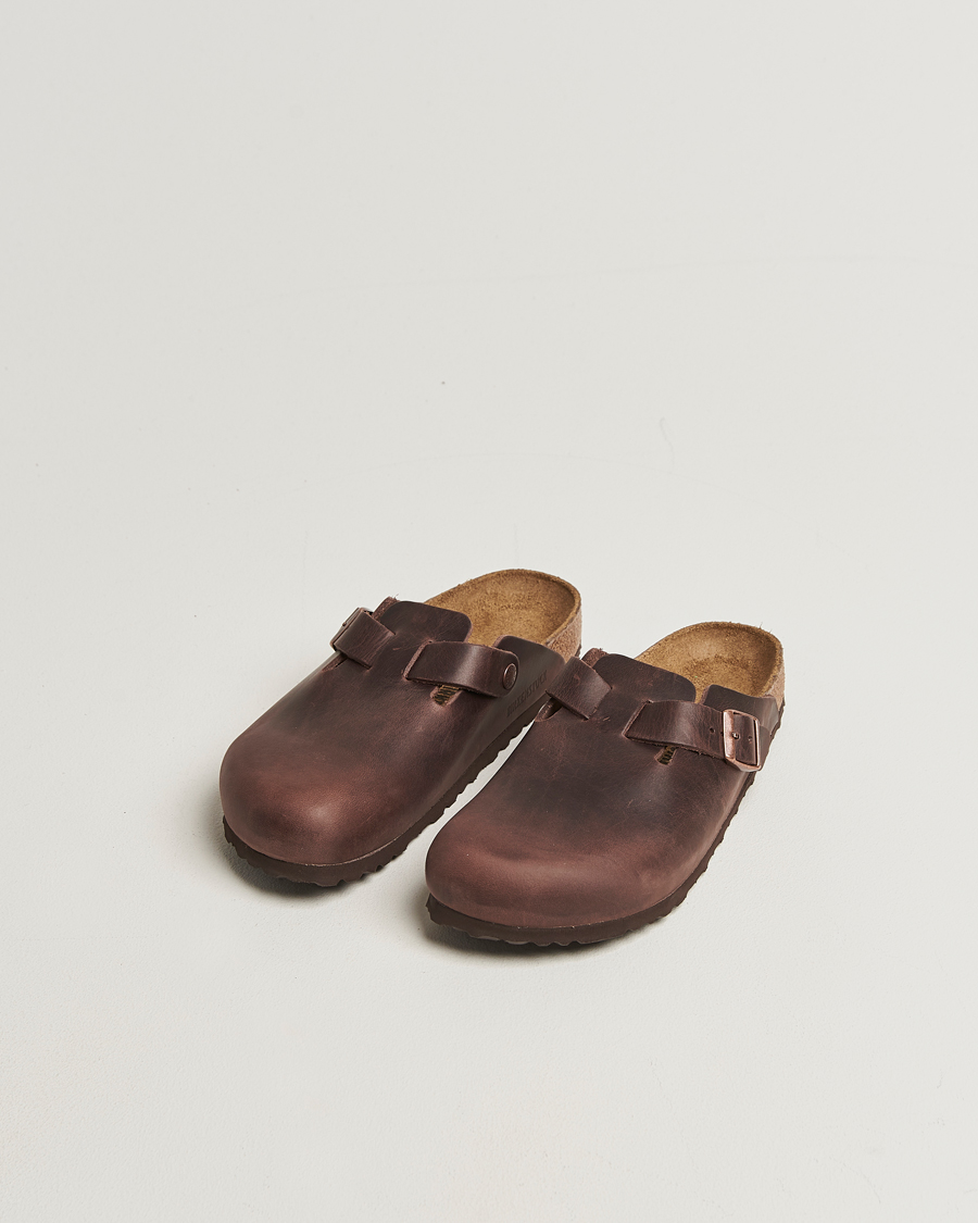Homme | Sandales Et Mules | BIRKENSTOCK | Woman Boston Classic Footbed Habana Oiled Leather