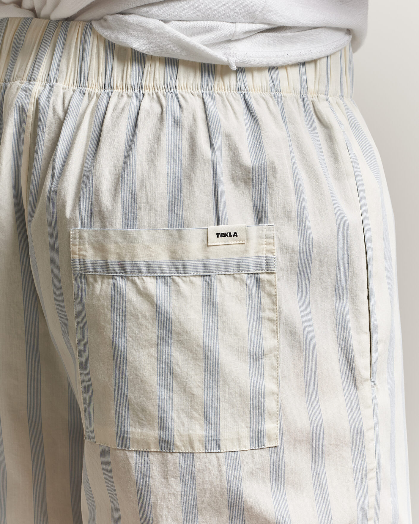 Homme | Peignoirs Et Pyjamas | Tekla | Poplin Pyjama Pants Needle Stripes